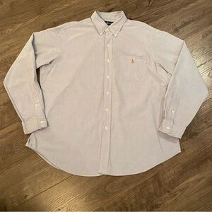 Vintage Ralph Lauren button up collard shirt XL classic fit‎